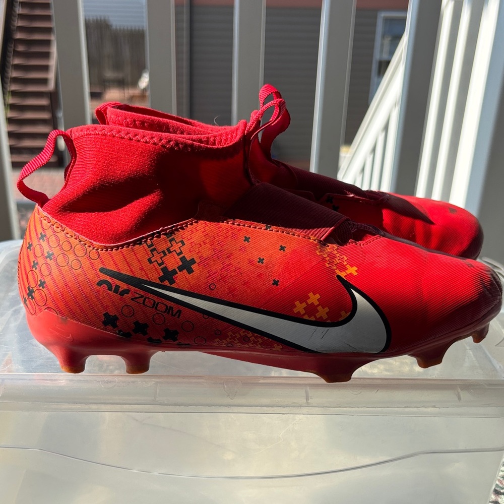 Nike Kids Red Soccer Sneakers